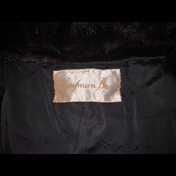 Vintage Kaufman Bro’s Sculpted Mink Fur Jacket - Picture 7 of 8